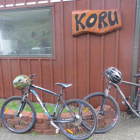 Koru Beachfront Holiday Cabins & Hot Tub Barrytown Kültér fotó